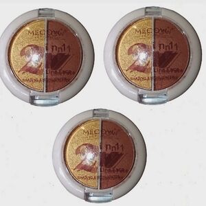 3 x Mecow Makeup Pro 2 in 1 Shaping Highlighter